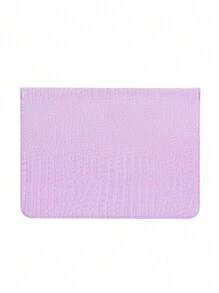 canvas artisan Túi đựng máy tính xách tay mỏng PU Túi đựng máy tính xách tay chống nước tương thích với MacBook - Màu tím - Xem 2