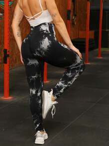 Women Leggings - 黑色 - 查看 1