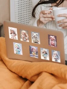 60入組可愛動物貼紙貼紙