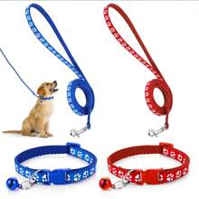 4pcs Dog Collar And Leash Set, Suitable For Cat Or Dog Traction Rope Set - Multicolor - View 1
