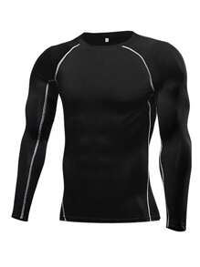 Conjunto de 3 piezas de ropa deportiva de secado rápido en estilo novio para hombres, ropa de compresión para entrenamiento, gimnasio, baloncesto, correr, camiseta de manga corta y pantalones, traje atlético, chándal