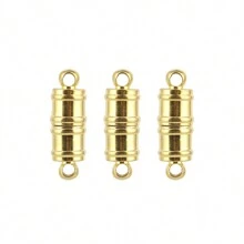 5入組幾何形磁扣端部扣子磁扣連接器,適用於diy手工製作皮繩手鍊項鍊珠寶製作 - 彩色 - 查看 15