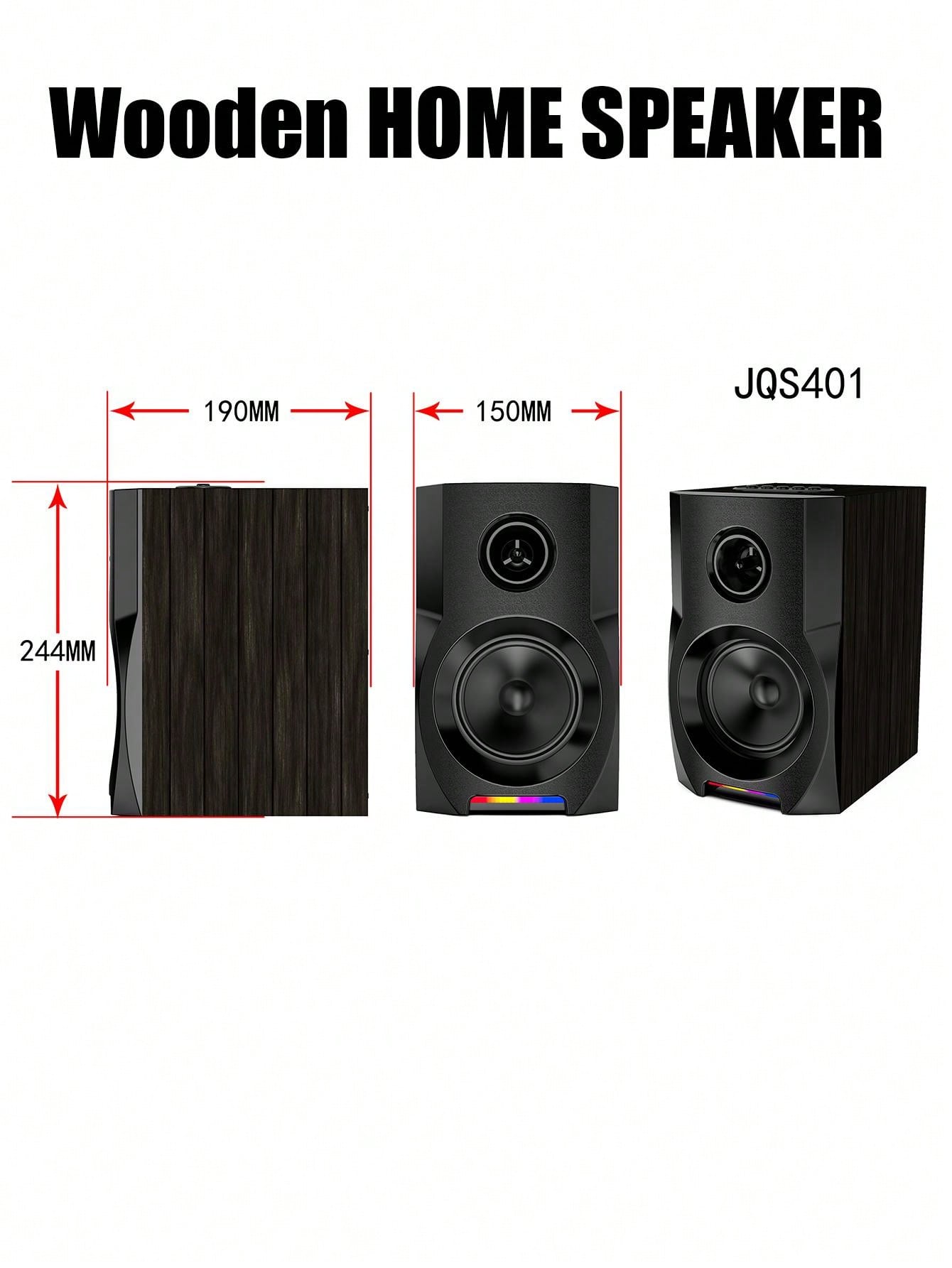 Best 4 Inch Bookshelf Speakers Wireless Speaker 4-inch Bookshelf Portable Speaker, With Wireless Usb