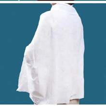 1 件壓縮一次性浴巾,加厚加大,不掉毛,便攜旅行、出差、飯店使用 - 白色 - 查看 6