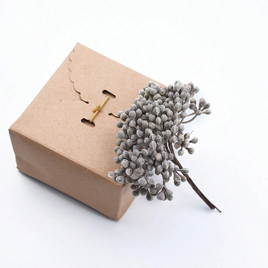 1入組6朵小型人造花塑料嬰兒氣球秋季聖誕裝飾用花瓶,在家裝飾室內外花園婚禮花束客廳diy糖果盒掛飾假植物家居用品