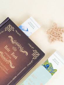 30入組世界名畫書籤復古星空閱讀書簽文具材料學校辦公用品 - 綠色 - 查看 4