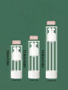 1 件真空旅行瓶適用於化妝品、乳液、噴霧、按壓式便攜式可填充瓶