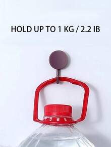 10pcs Mini Cute Adhesive Heavy Duty Wall Hooks, No Trace, Dorm Decorations, Household Use - Pink - View 7