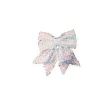 1pc Shiny White Bowknot Christmas Decoration, Christmas Tree Ornament, Wall Decoration For Home Festival Atmosphere - White - View 7