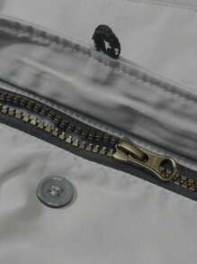 SOLOCOTE Tween Boy 翻盖口袋派克大衣