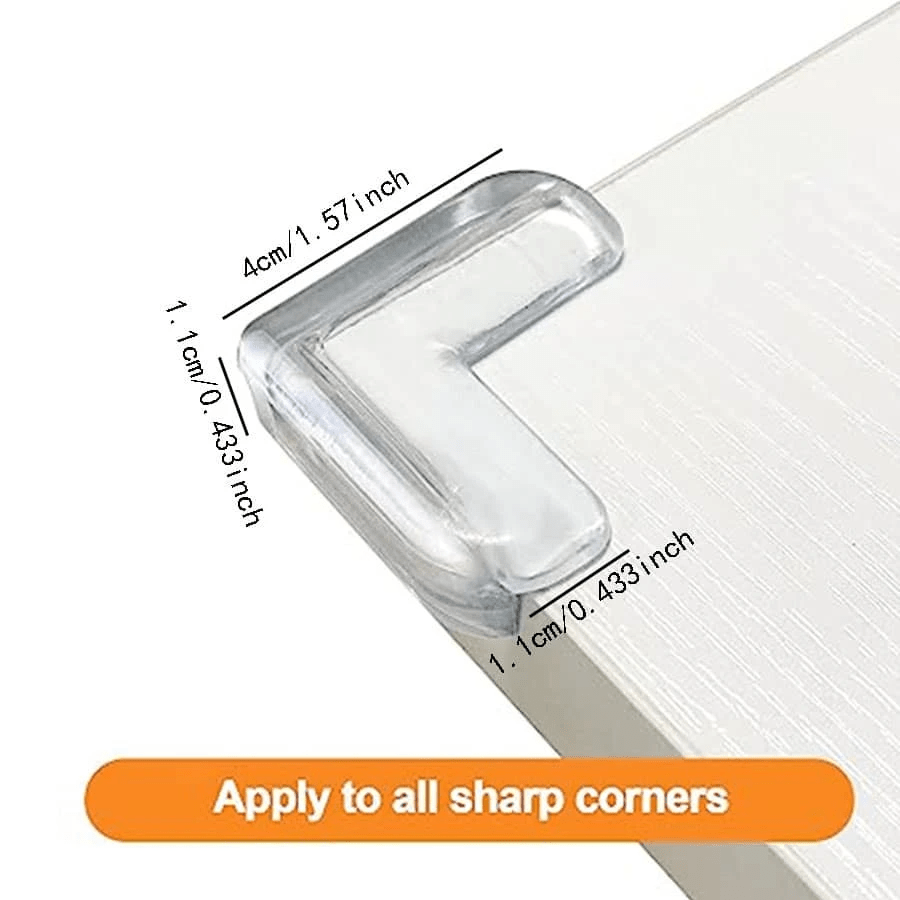 4pack Clear Baby Bumper Corner Guards For Furniture Corner And Edge