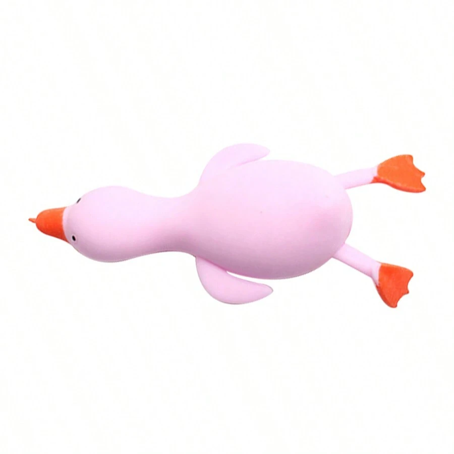 1pc Innovative Pink Duckling & Goose Handheld Stress Reliever Toy For Teenagers - Pink - View 1