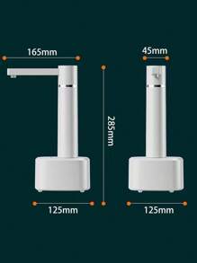 One White Usb Rechargeable 3 Gears 4w Intelligent Automatic Water Dispenser With Usb Electric Pump, Equipped With Smart Water Dispenser For Home Kitchen Use - White - View 8