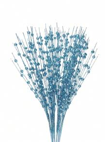 5 cái Nhân tạo Lấp lánh Quả mọng Thân cây Đối với Giáng sinh Đồ trang trí Lấp lánh Hạt Sticks Chi nhánh Cây thông noel Trang trí Đồ thủ công DIY Nhà  Trang trí - Màu xanh nhạt - Xem 1