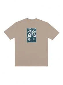 Men T-Shirts - Beige - View 1