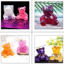 1pc 3d Animal Silicone Crystal Epoxy Resin Mold For Diy Candle, Resin Crafts - View 7