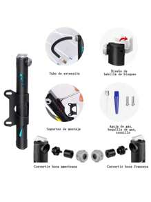 Bicycle Tool Kit With Patches And Cycling Bicycle Pump MEGAN SHOP - Black - View 3