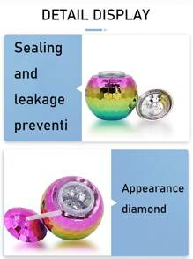 1 Pièce Coupe En Plastique En Forme De Boule Disco, Électrodéposée Multicolore, 600 Ml, Décoration De Salon, Avec Paille, Tasse À Boire, Préférée Des Filles