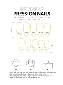24片装超长法式尖头现代经典简约纯黑色全覆盖假指甲套装，让您的指甲焕然一新，适合日常佩戴、派对和盛会。按压式假指甲，美甲用品。 - 黑色 - 查看 6