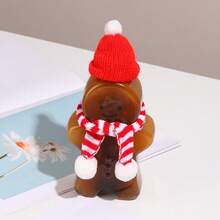 6pcs, Christmas Water Bottle, Snowman Bear Bottle, Gingerbread Man Bottle, Milk Tea Drinking Cup, Holiday Christmas Gifts, Xmas Decoration, Christmas Decoration