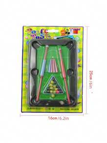 1入/5入組塑料迷你撞球桌遊,生日派對禮物 - 彩色 - 查看 4
