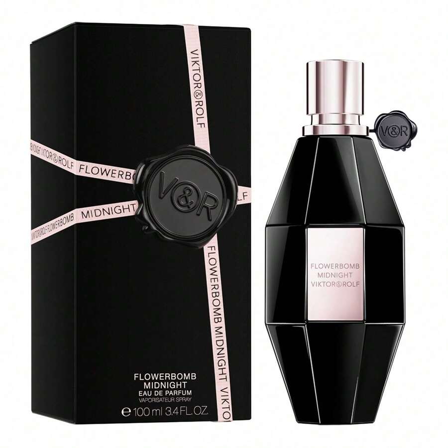 Viktor&Rolf VIKTOR&ROLF PFM FLOWERBOMB MIDNIGHT EAU DE PARFUM,LONG LASTING FRAGRANCE , 3.4FL.OZ