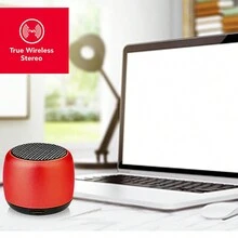 1個紅色時尚小型無線揚聲器行動低音炮戶外便攜揚聲器禮物,適用於家庭/戶外使用 - 紅色 - 查看 7