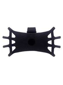 自行車矽膠手機支架 - 黑色 - 查看 4