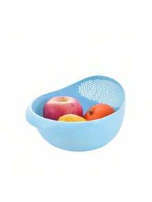 1 Pieza Escurridor De Plástico Para Lavado De Arroz - Azul - Ver 7