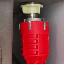 8 In 1 Multifunctional Sink Wrench Water Pipe Faucet Bathroom Installation Special Repair Tool - Red - View 6