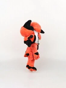 1入組alastor毛絨遊戲動物填充娃娃,柔軟的毛絨和pp填充,適合14歲以上的青少年生日禮物,也可用於節日禮物、桌子、沙發、枕頭和裝飾 - 橘色 - 查看 6