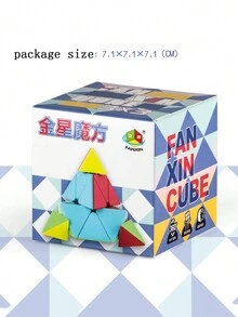 FANXIN Juguete De Rompecabezas Con Forma De Pirámide Sólida Y Colorida Para Niños, Uso De Instituciones Educativas - Multicolor - Ver 5