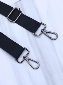 70-120CM可調整替換肩帶，適用於公事包或斜跨包的肩帶配件 - 黑色 - 查看 2