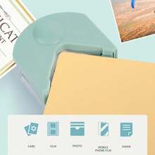 1個圓角修整器、打孔器,用於卡片、相片的切割工具（4mm半徑） - 薄荷綠 - 查看 2