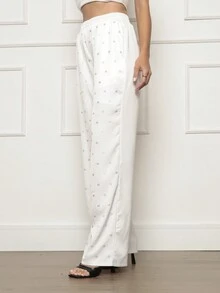 Women Pants - trắng - Xem 4
