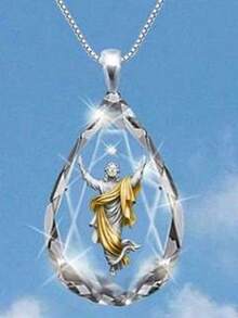 Crystal Necklace - Multicolor - View 8