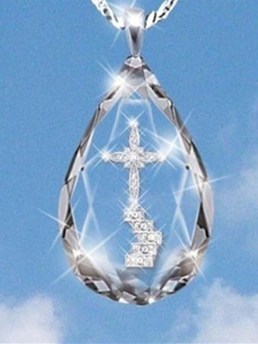 Crystal Necklace - Multicolor - View 1