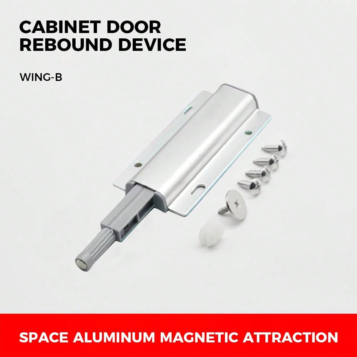 Push Latches for Door 4 Pack Push to Open Door Latch