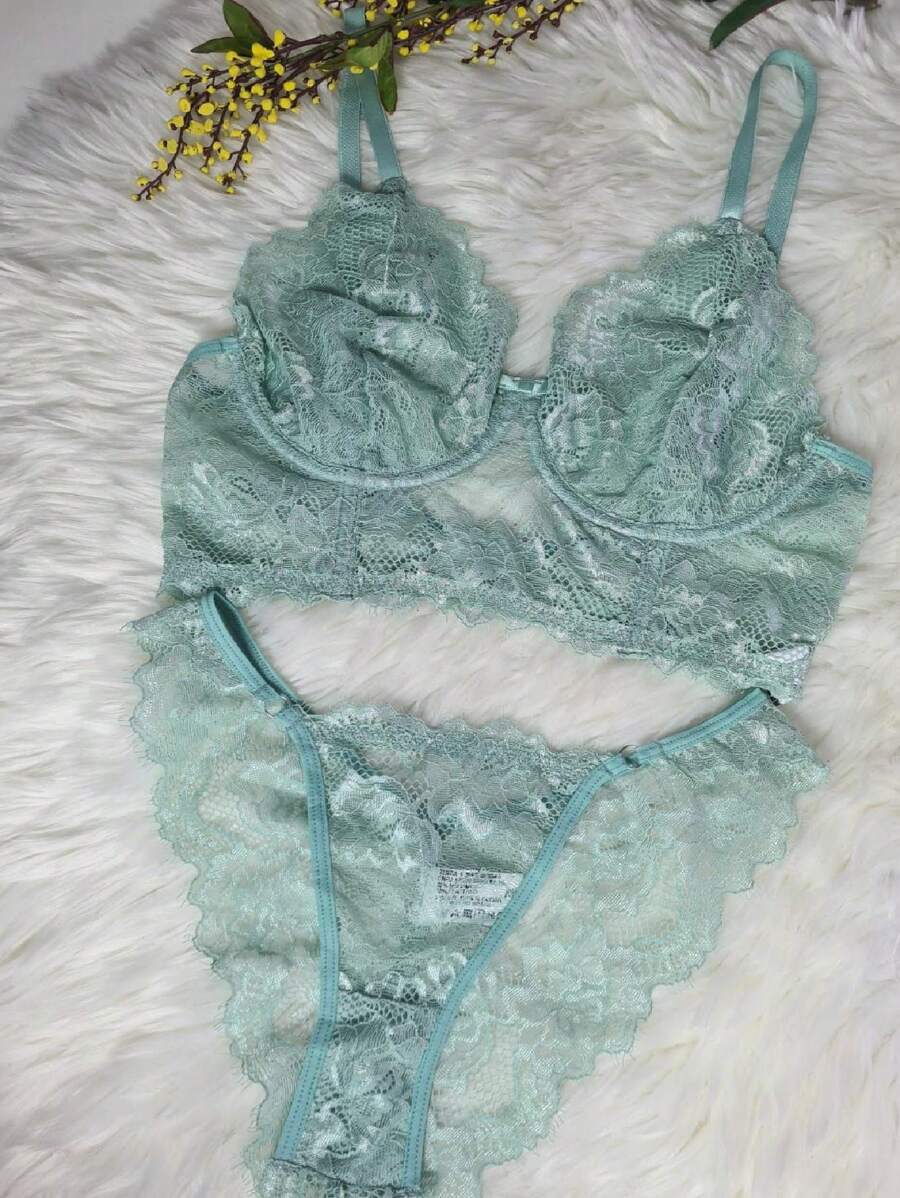 Women Bra & Panty Sets - màu xanh lá - Xem 1