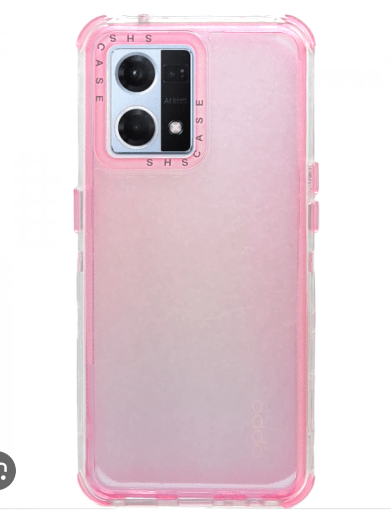 Smoke 360° Heavy Duty Protective Case For Reno 7 4G Plus 2 Micas - Pink - View 1