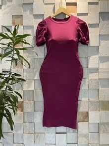 Women Dresses - 玫瑰紅 - 查看 1