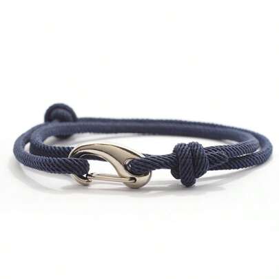 diffone Minimalist Rope Bracelet Unisex Double Layer Adjustable Bracelet Boyfriend Gift D Buckle Outdoor Adventure Paracord Bracelet