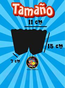 Party Kit 70 Guests Power Rangers Character 282 Pcs Decoration Items (Plates + Glasses + Sweets + Dovecote + Canvas + Tablecloth) Bonus Banner Souvenir - Black - View 7