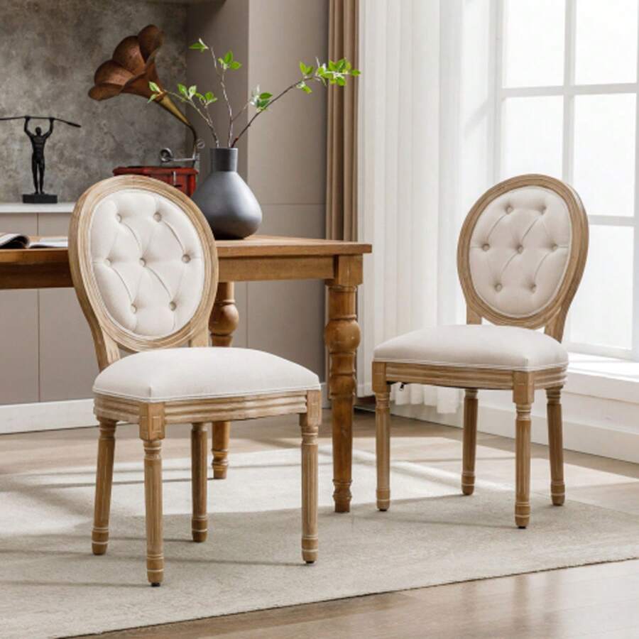 Dining Chairs - 米色 - 查看 1