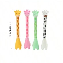 1pc 4pcs Multicolor Cute Cartoon Giraffe Shaped Neutral Pens, Writing Tools For Students And Office Workers - Multicolor - View 9