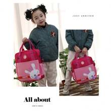 YUQING School Backpack Multifunctional Crossbody Bag For Children Shoulder Bag - Rose Red - View 3