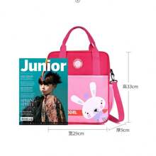 YUQING School Backpack Multifunctional Crossbody Bag For Children Shoulder Bag - Rose Red - View 8