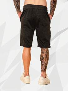 Men Shorts - 灰色 - 查看 2