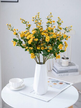 1/3pcs Faux Rose Flower Bouquet, Home Vase Decor, Wedding Decor, Outdoor Garden Decor, Birthday Party Decor, Photography Prop Home Decor Back To School Room Decor School Supplies