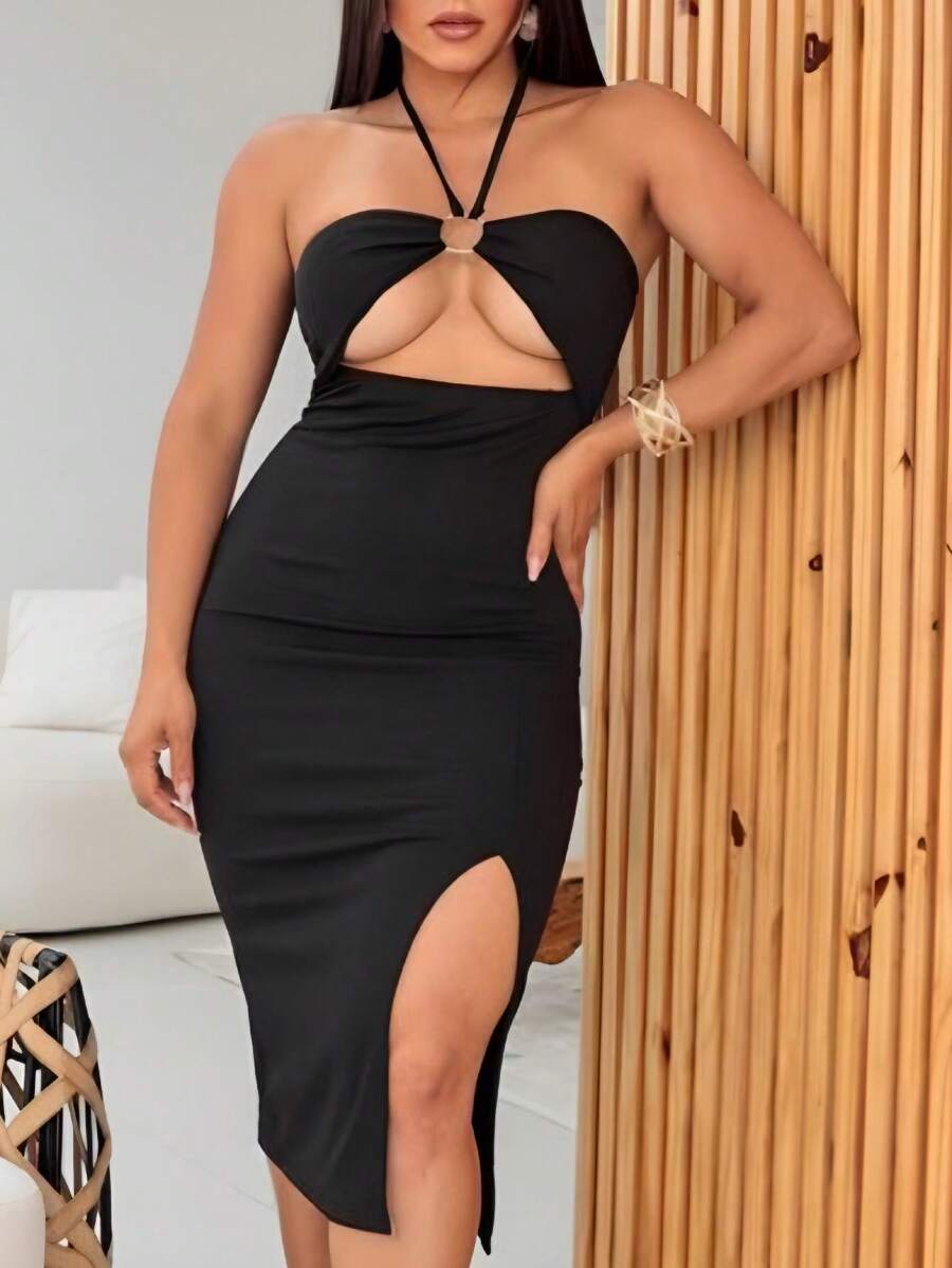 Women Dresses - Black - View 1